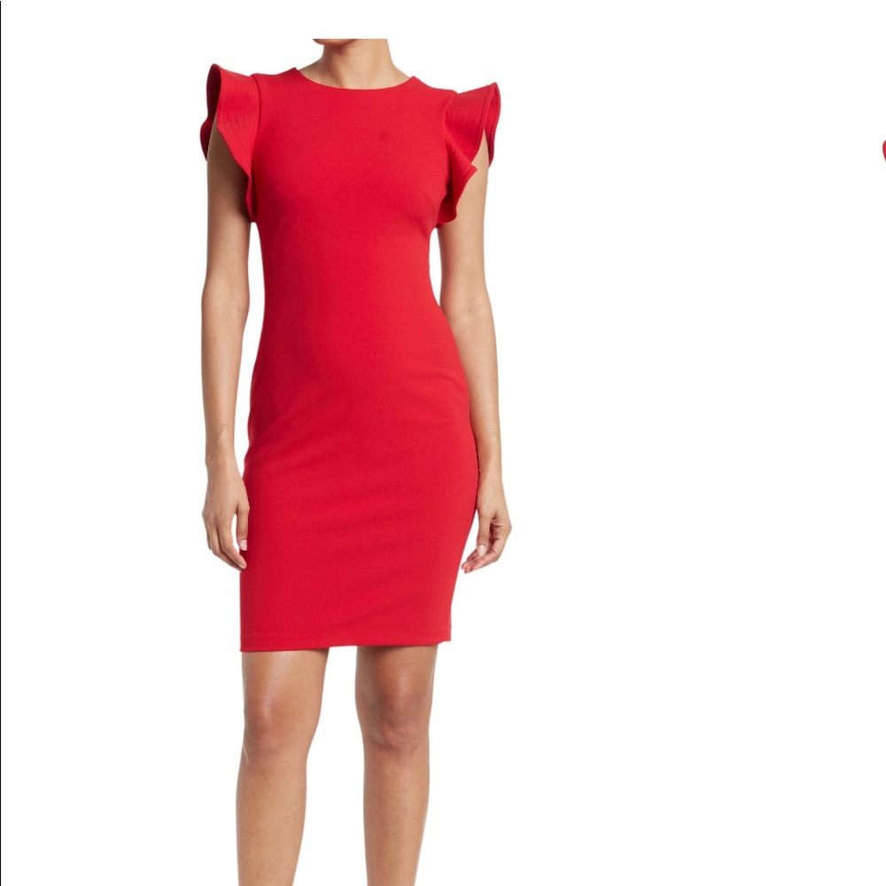 Calvin Klein size 8 & 10 red dress